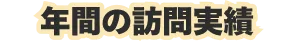 年間の訪問実績